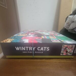 Jigsaw Puzzle - 500pc Wintry Cats